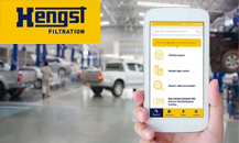 Hengst Filter Application with Barcode Scanner