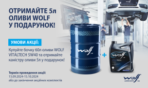 Акція WOLF (60+5)