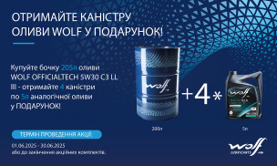 Акція WOLF (205 + 20)