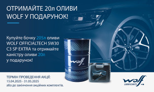 Акция WOLF (205+20)