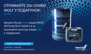 Акция WOLF (205+20)