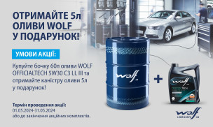 Акція WOLF (60+5)