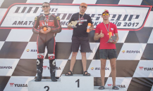 Moto racing with Repsol and Yuasa